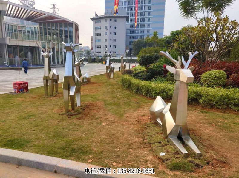 城市綠化帶不銹鋼裝飾動(dòng)物擺件 城市綠化帶不銹鋼裝飾動(dòng)物擺件