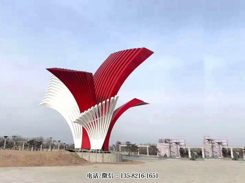 城市地標(biāo)不銹鋼大型景觀雕塑 城市地標(biāo)不銹鋼大型景觀雕塑